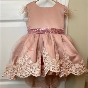 Girls dress with a free pair of shoes & head band